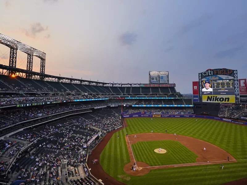 Citi Field at sunset