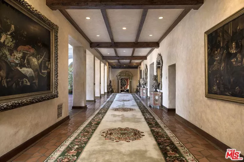 80-foot long hallway