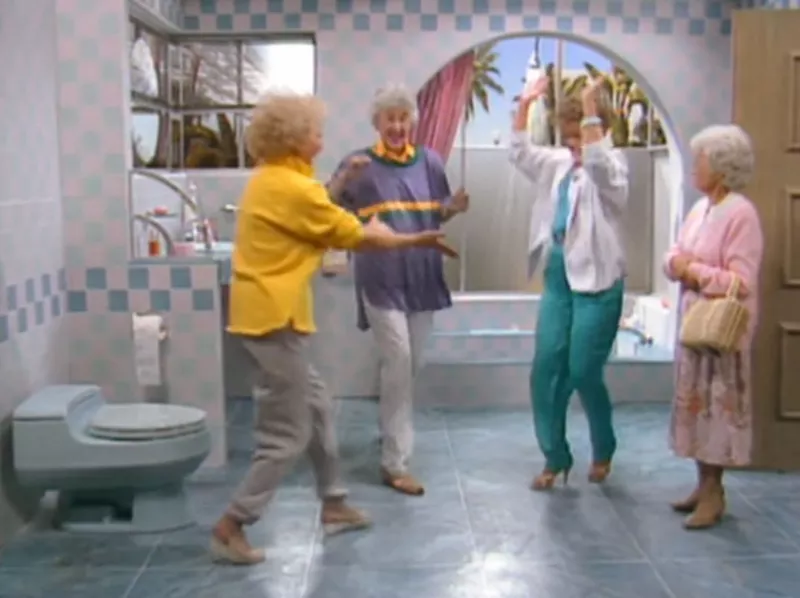 Golden Girls bathroom