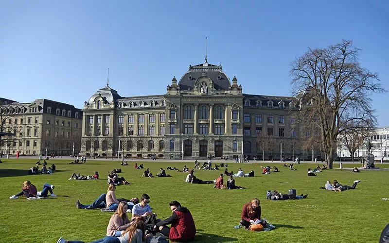 University students in Switzerland