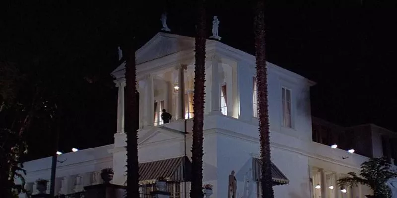 Exterior of Tony's office in Scarface