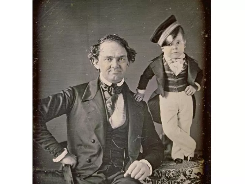 P.T. Barnum and General Tom Thumb