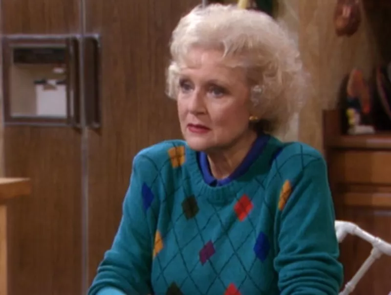 Betty White in The Golden Girls