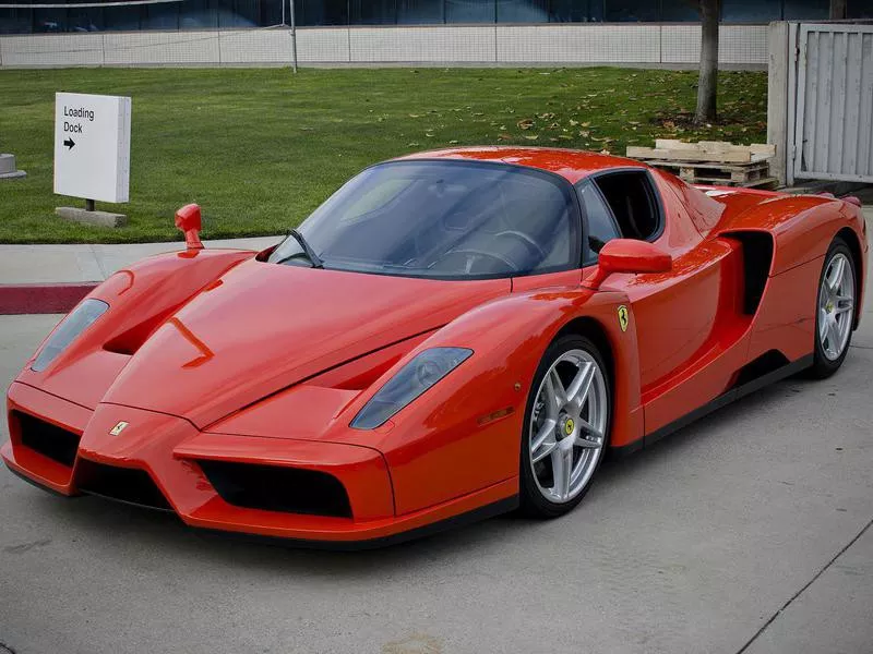 Orange Enzo Ferrari