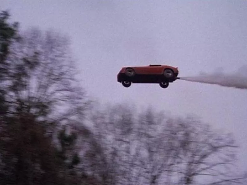 Hooper Jumping Over a 325-Foot Gorge