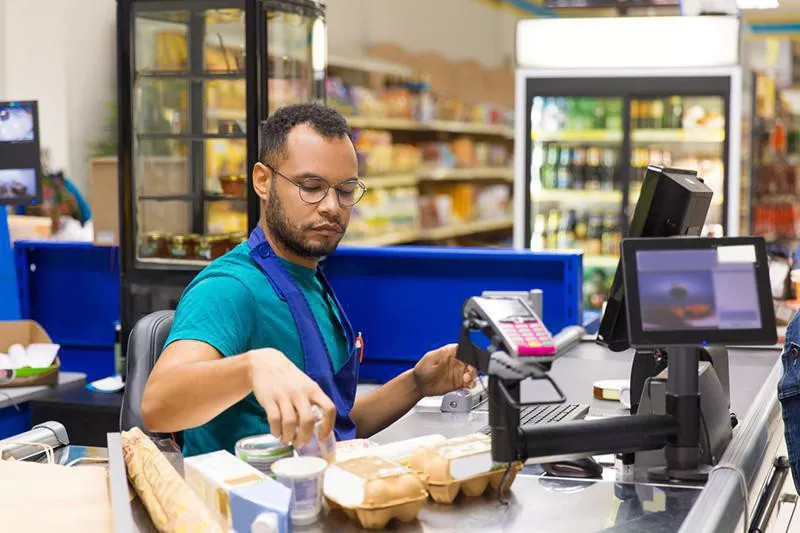 Grocery cashier