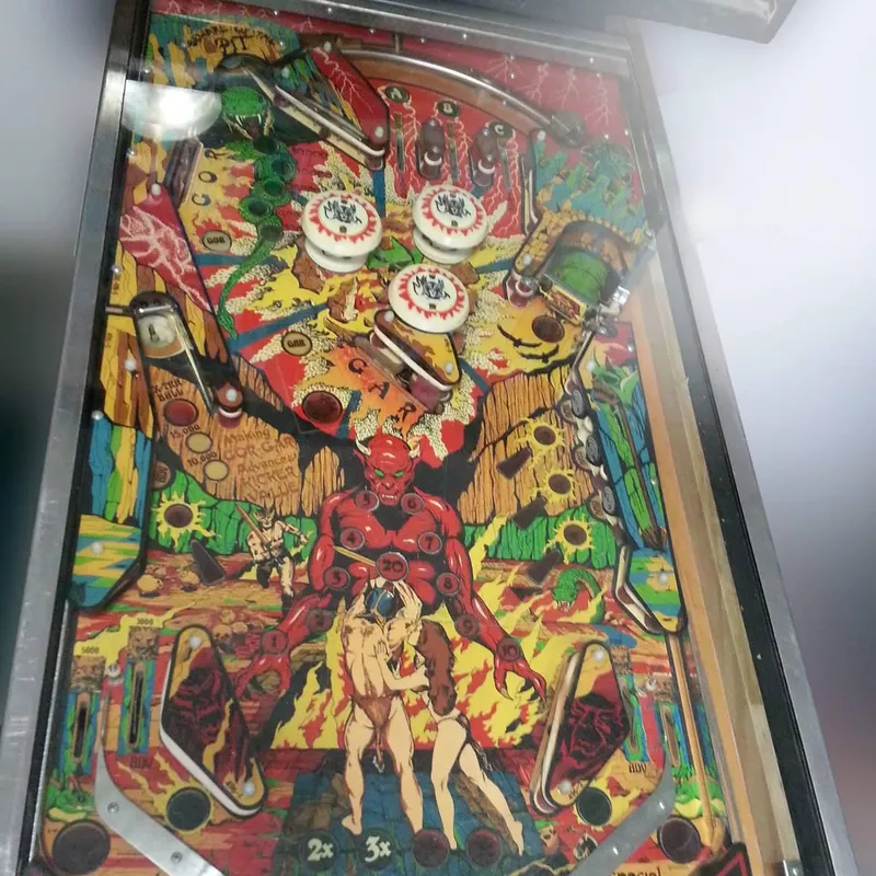 Gorgar pinball machine