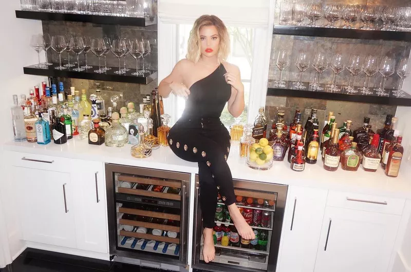 Khloe Kardashian's bar