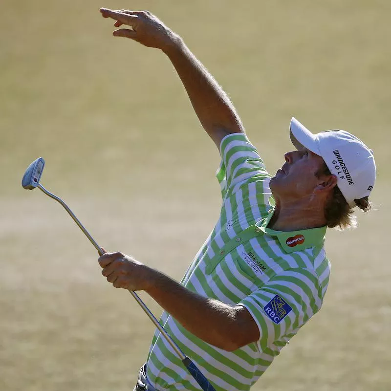 Brandt Snedeker tosses ball