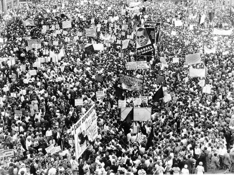 Communist protests during the Great Depression