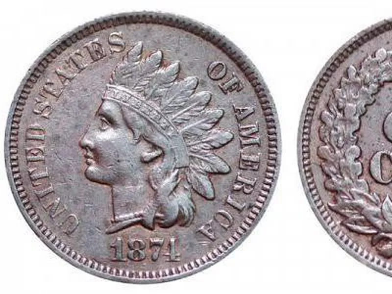 1874 Indian Head Cent