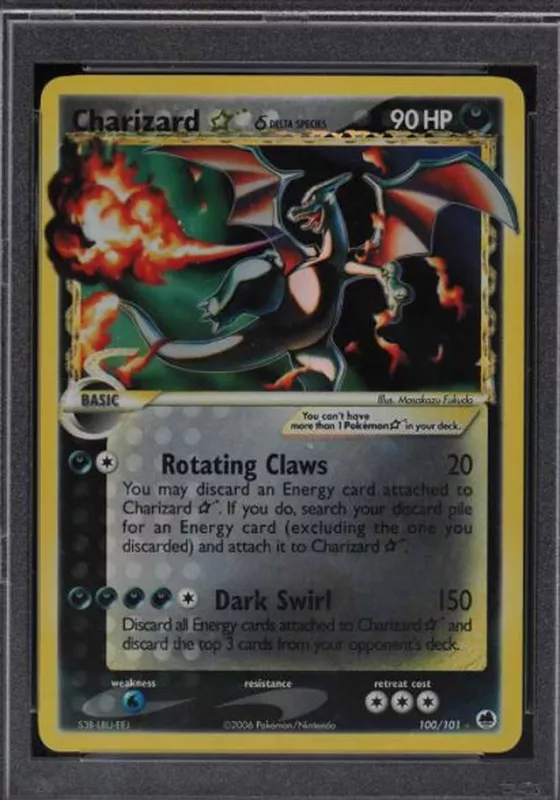 Gold Star Holo Charizard No. 100