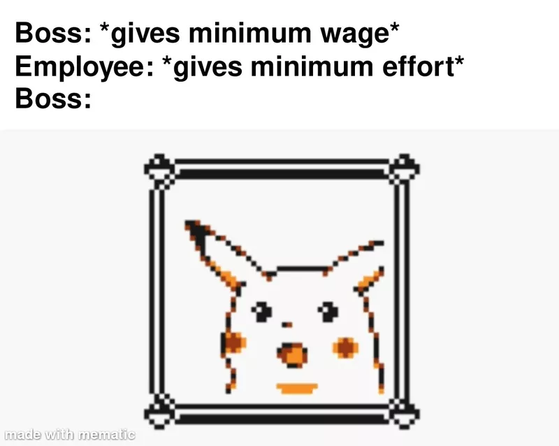 Minimum wage meme