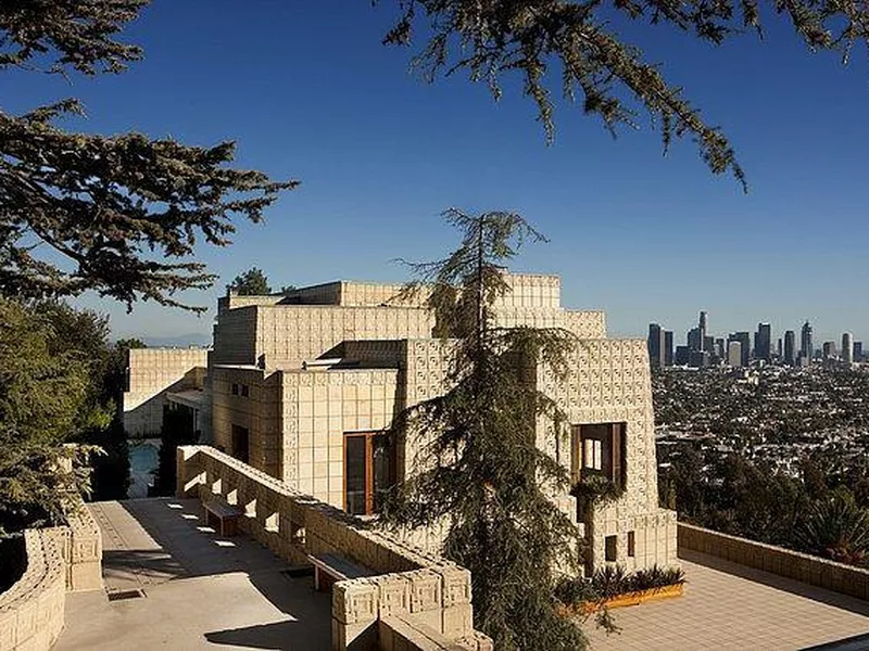 The Ennis House exterior