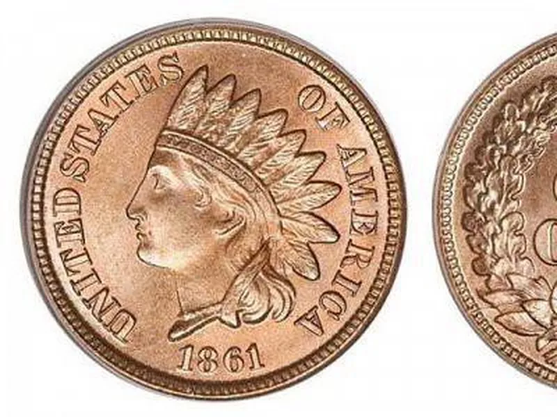 1861 Indian Head Penny