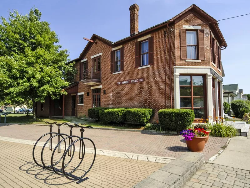 The Wright Brothers Cycle shop in Dayton Ohio