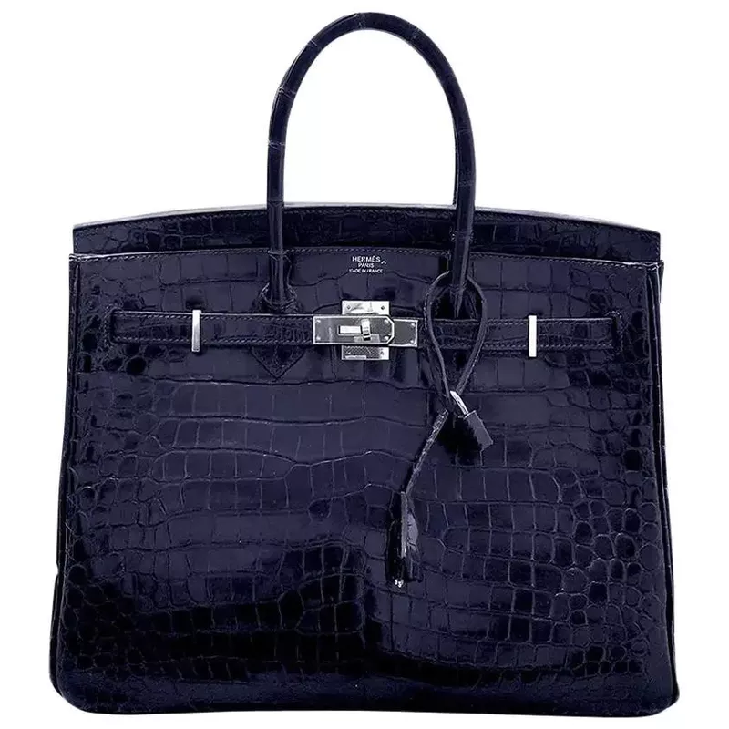 Blue Marine Diamond Skin Birkin