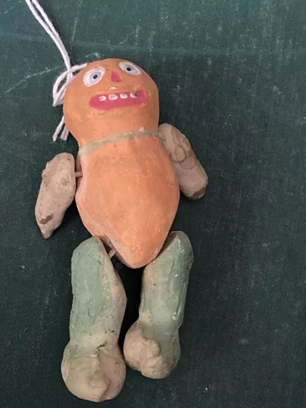 Antique Halloween Jointed Veggie Man