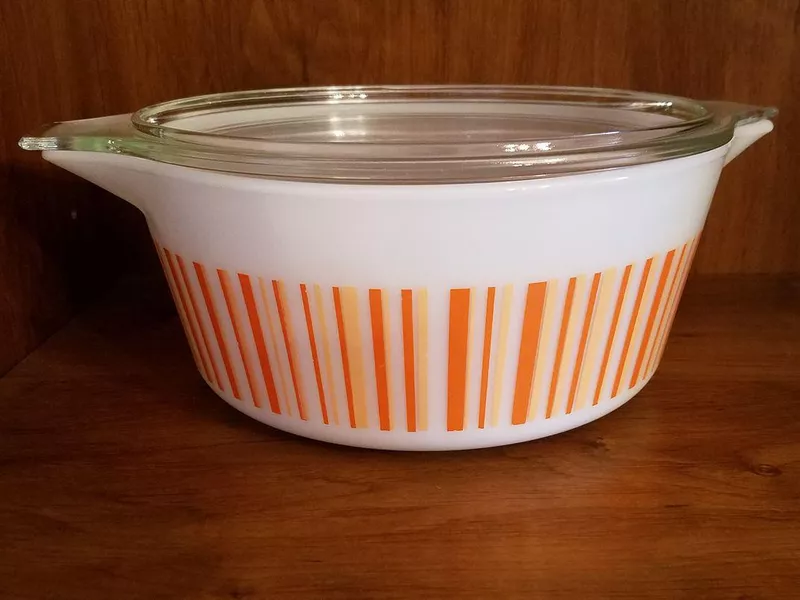 Orange Barcode Bowl