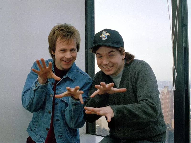 Mike Myers and Dana Carvey