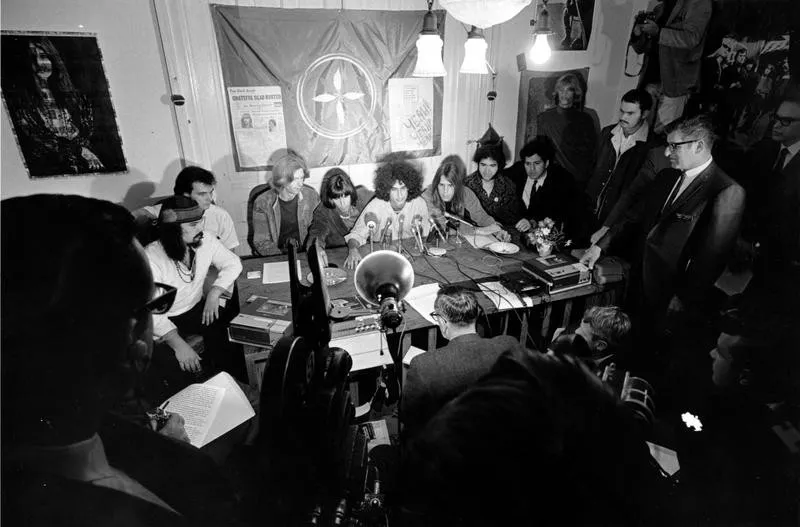 Grateful Dead at home in 1967