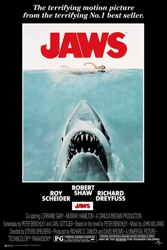 Jaws movie poster