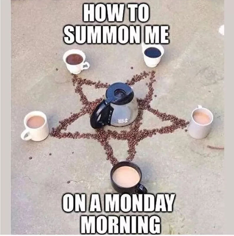 Coffee witchcraft meme