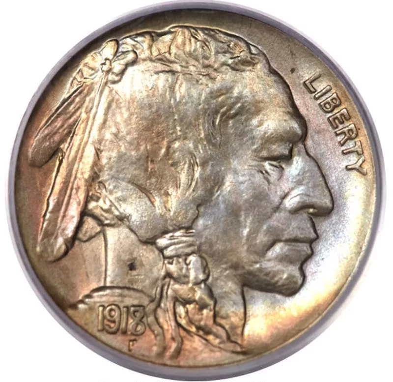 1918/7-D Buffalo Nickel