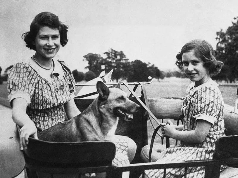 Princess Elizabeth and Princess Margaret