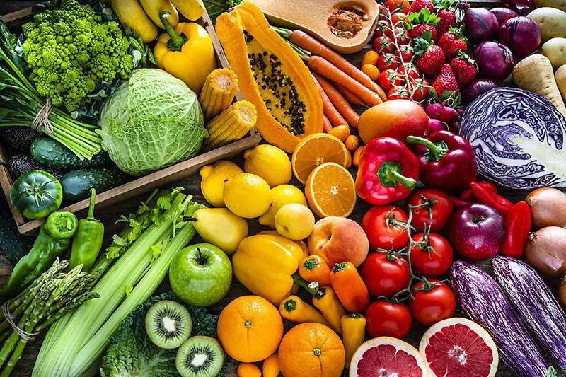 Fruits and vegetables