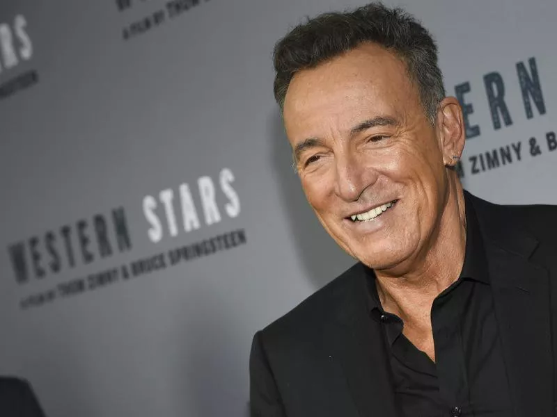 Bruce Springsteen smiling