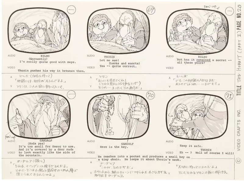 Hobbit storyboard