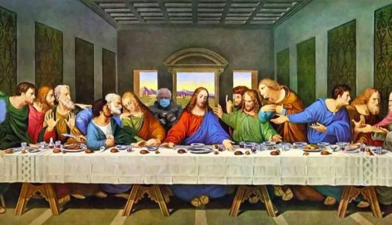 Bernie Sanders in The Last Supper