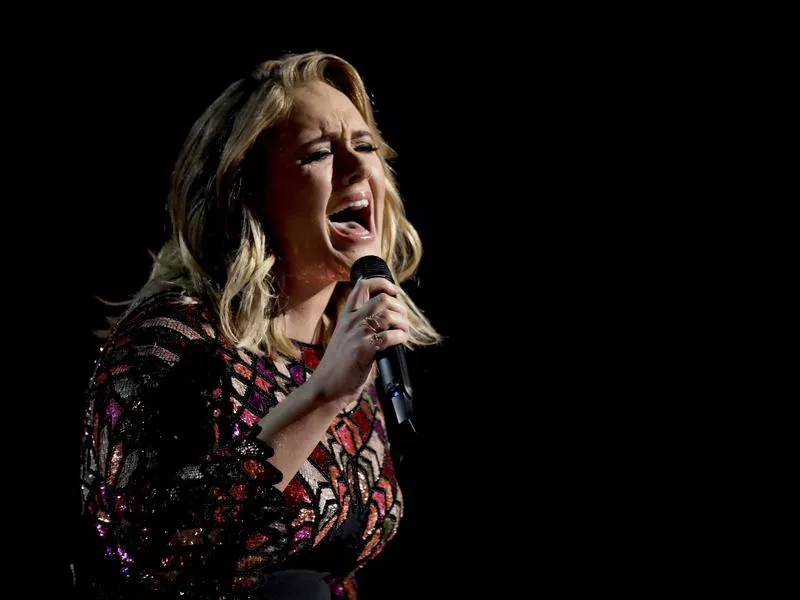 Adele at the 59th annual Grammy Awards in 2017