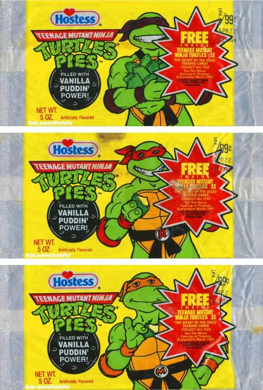 Teenage Mutant Ninja Turtle Pudding Pies