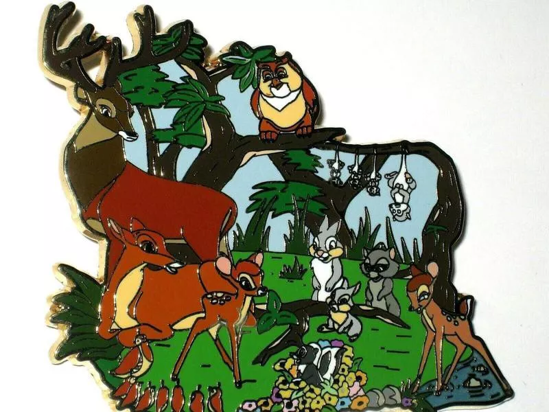 Jumbo Bambi Rare Disney Pin