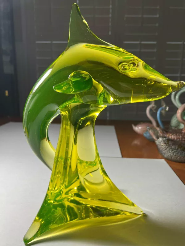 Uranium glass shark