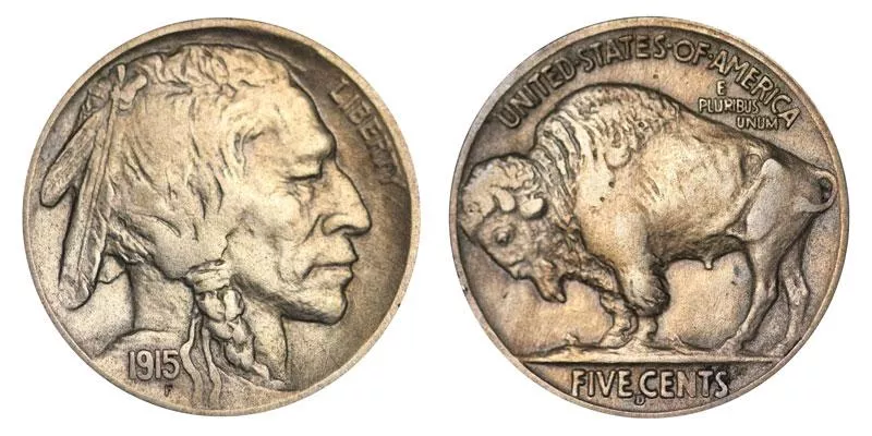 1915 D Buffalo Nickel