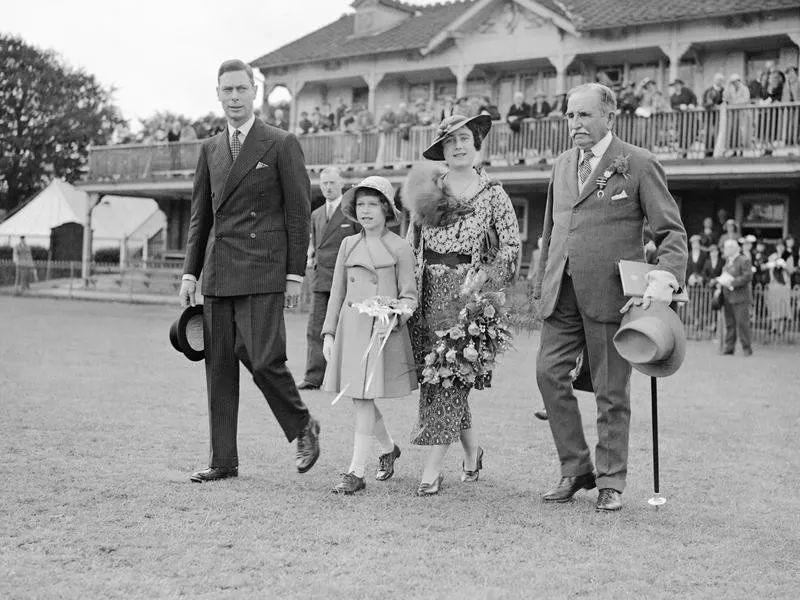 Princess Elizabeth and parents