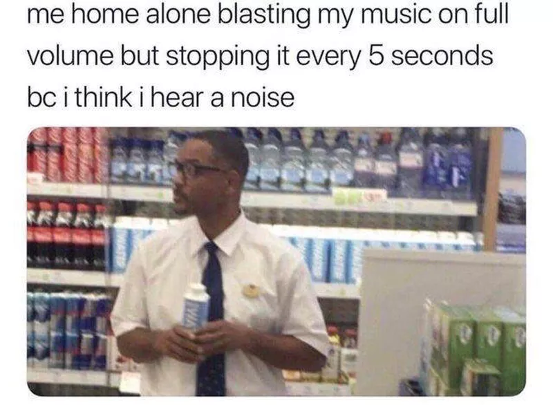 Blasting music