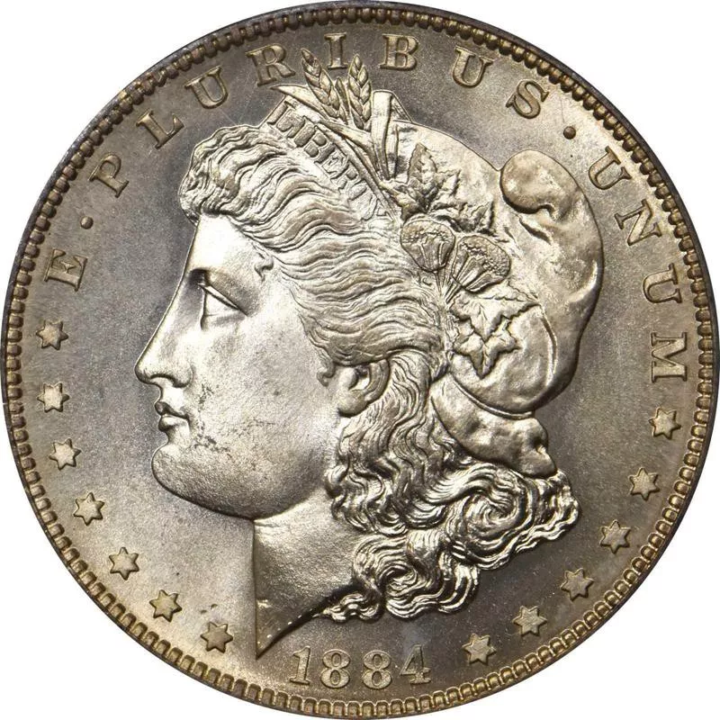 1884-S Morgan Silver Dollar