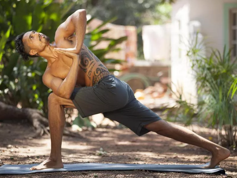 yoga outside