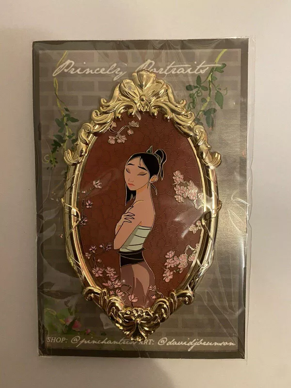 Pinchantress Princely Portraits Mulan Fantasy Pin