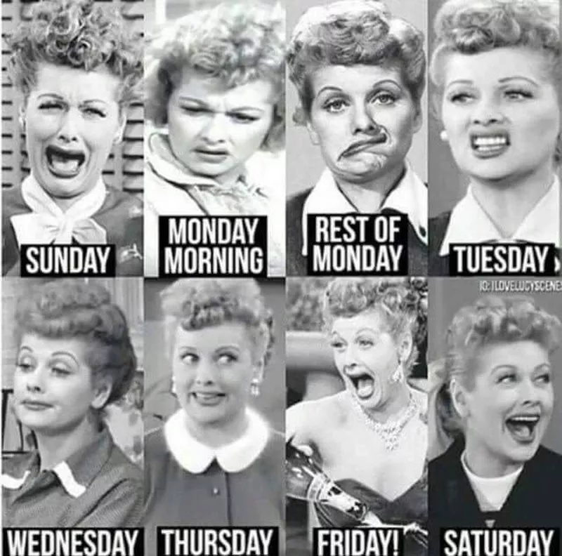 Lucille Ball week meme