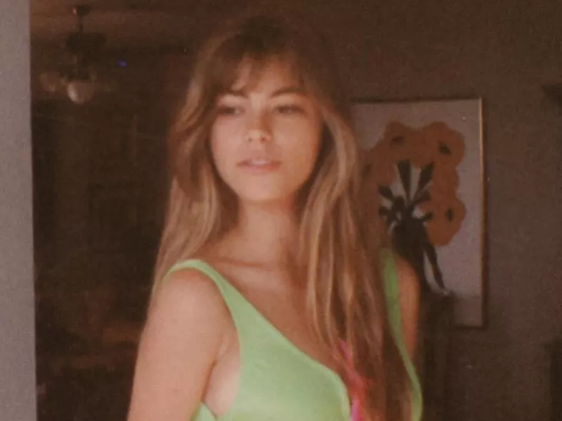 Sofia Vergara as a teenager in Barranquilla, Colombia