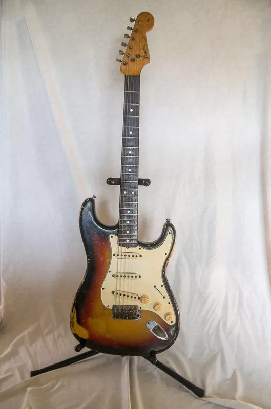 The Strat on display