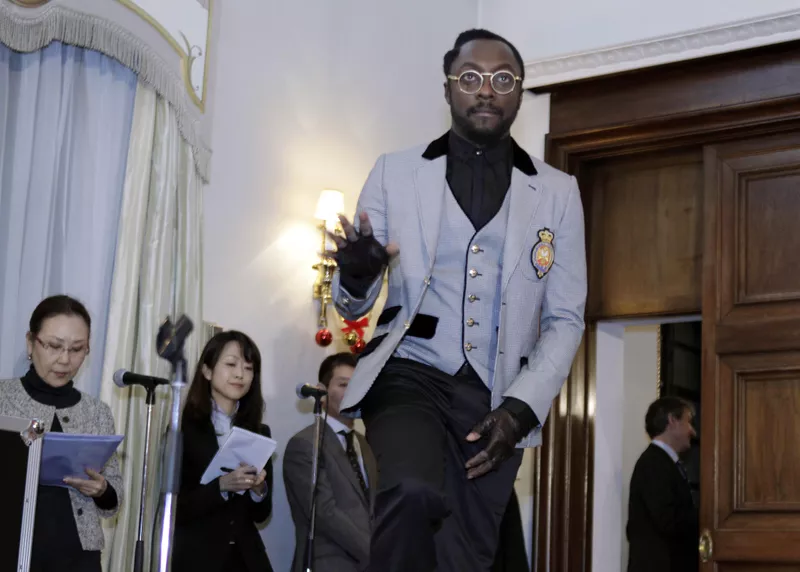 American rapper Will.i.am arrives