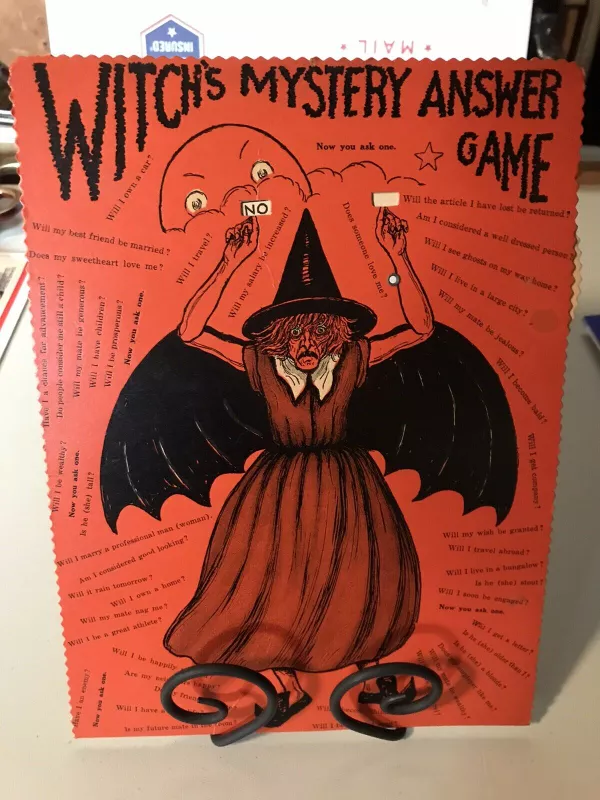 Vintage Beistle Witch’s Mystery Answer Game