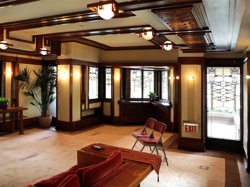 Interior of Robie house