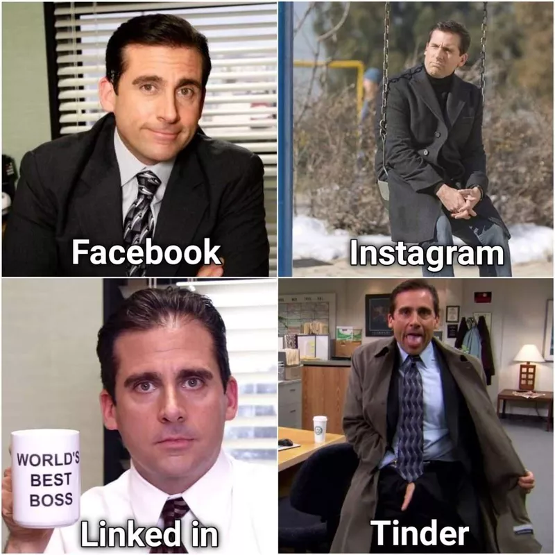 Social media Michael Scott meme